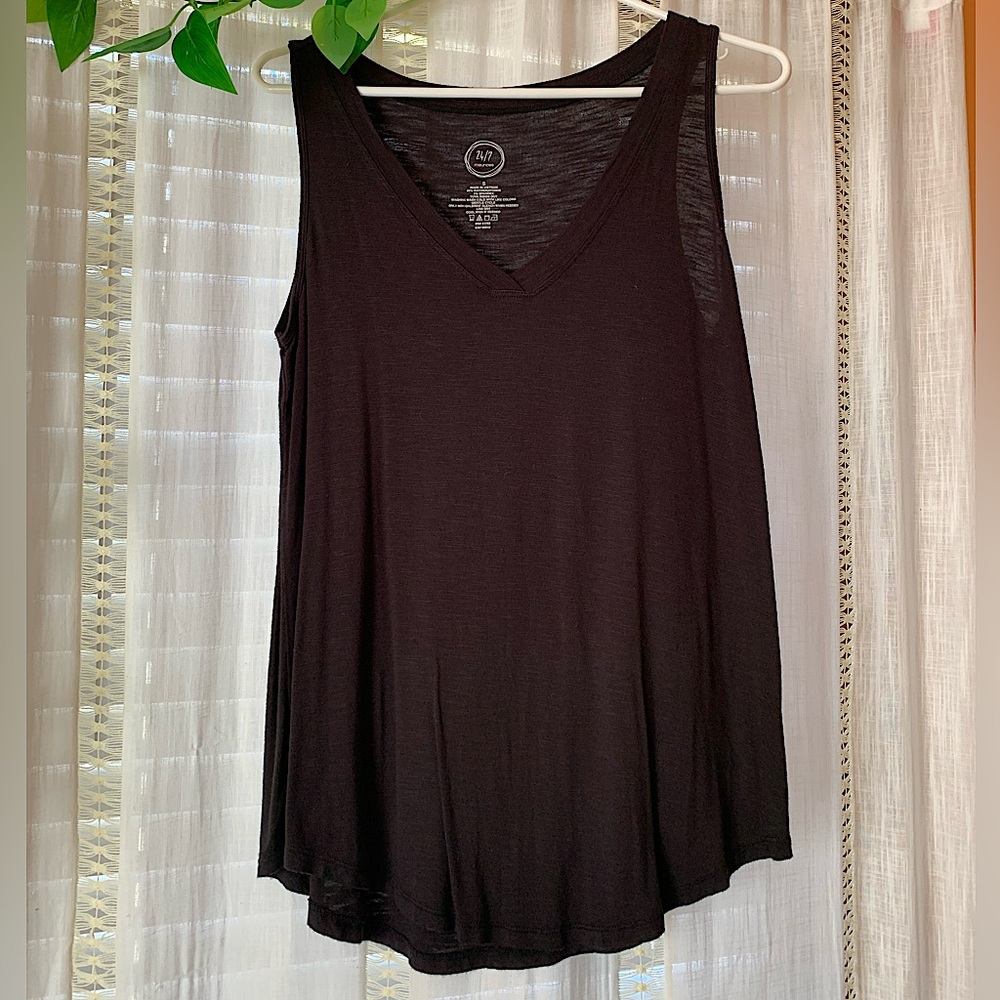 Maurice’s 24/7 Black V Neck Women’s Tank Top